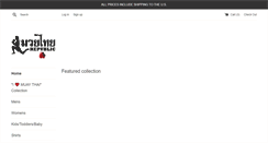 Desktop Screenshot of muaythairepublic.com